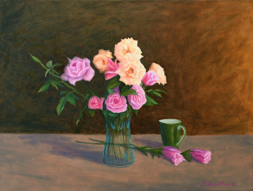 Carries Roses 46x61cm $500